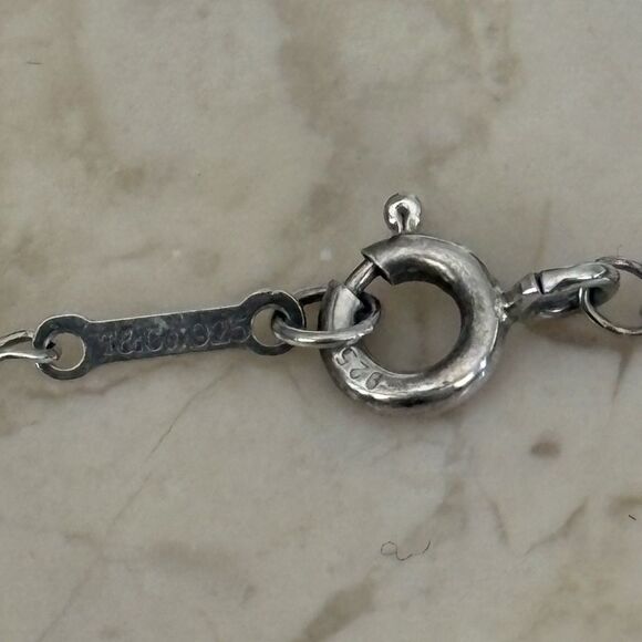 Tiffany & Co. Paloma Picasso Loving Heart Bracelet 925 Sterling Silver 7” - Picture 3 of 9